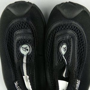 Cudas Youth Black Flatwater Water Shoes Children's Size 7 Used